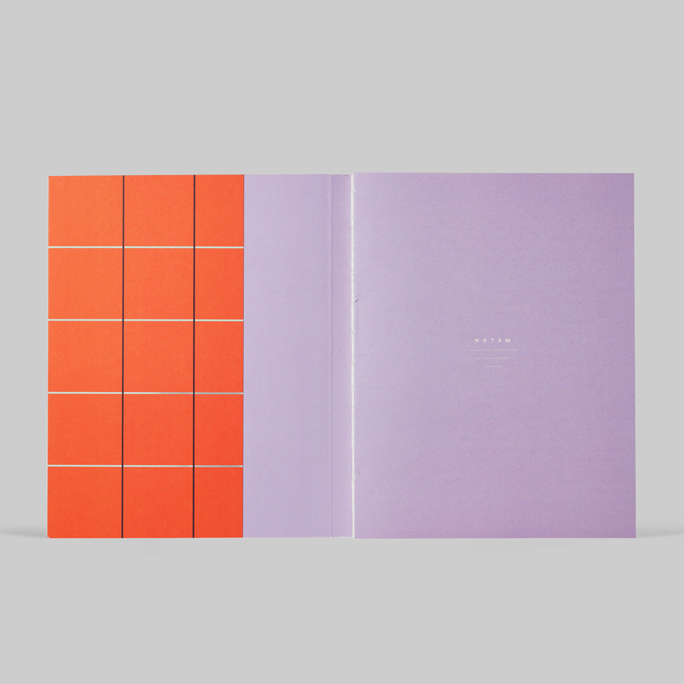 Notizbuch groß orange Notem / Uma Notebook L