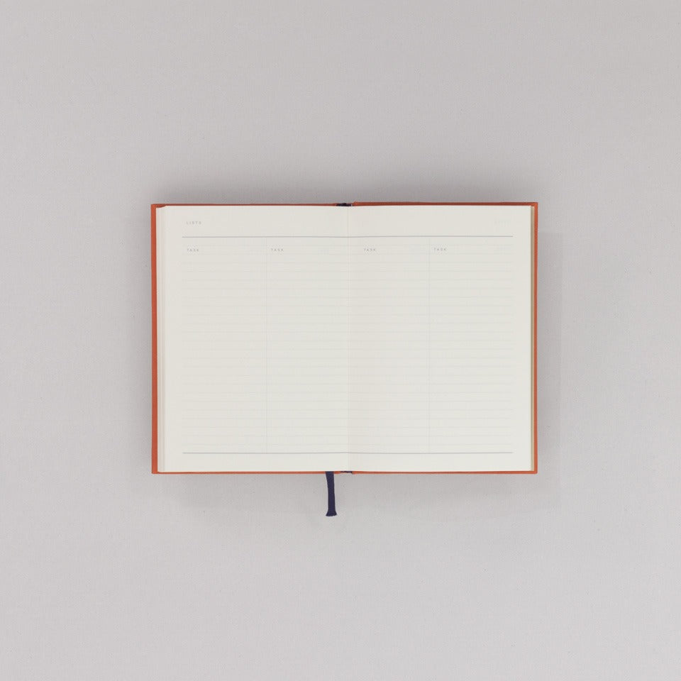 undatierter Kalender Notem dunkelblau / Even Weekly Journal