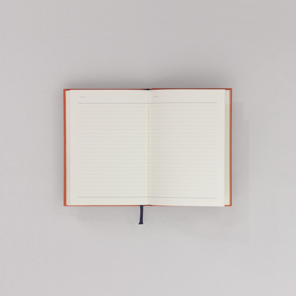 undatierter Kalender Notem rostrot / Even Weekly Journal
