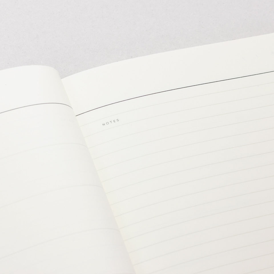 undatierter Kalender Notem rostrot / Even Weekly Journal