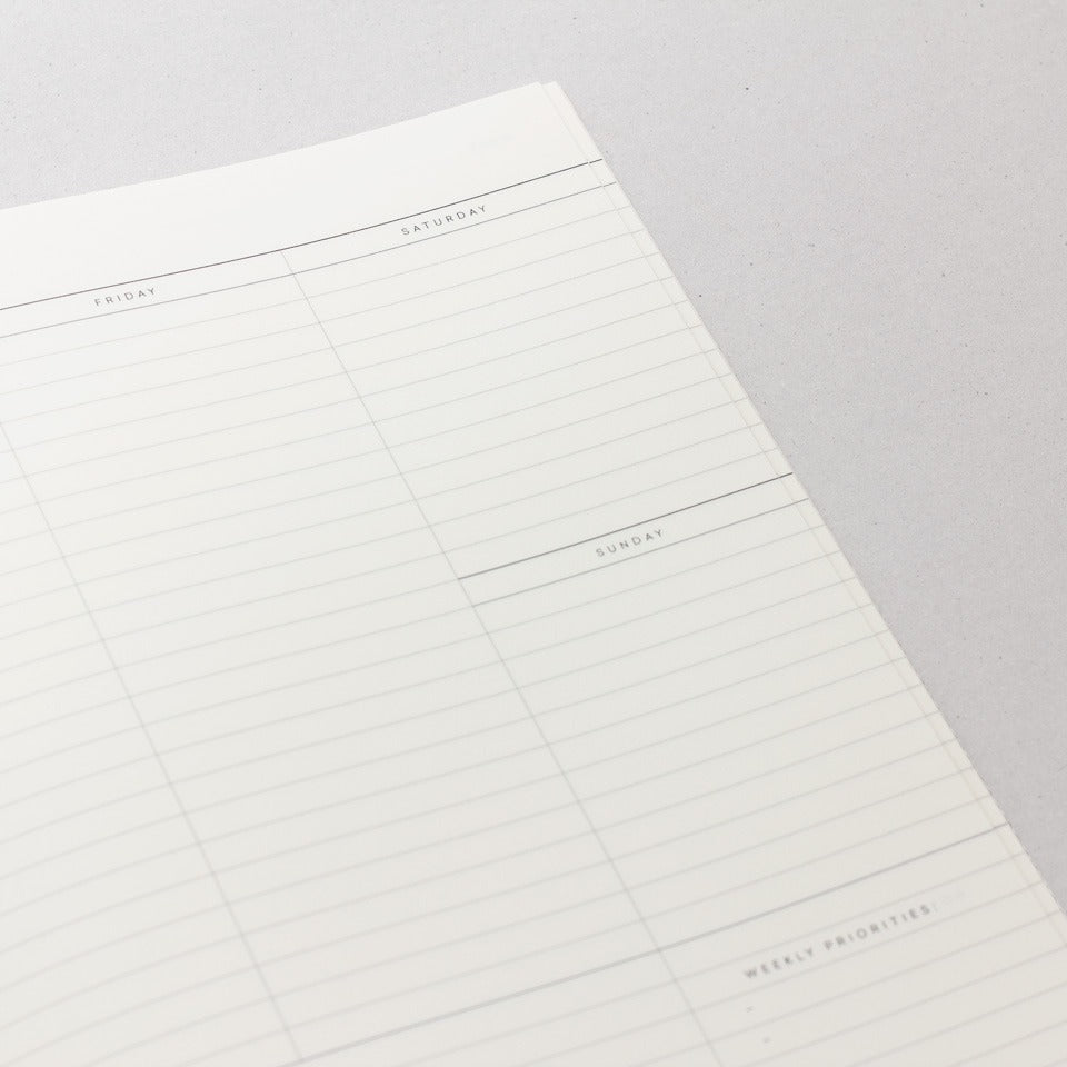 Heft Wochenplaner Notem / Milo Weekly Planner Book