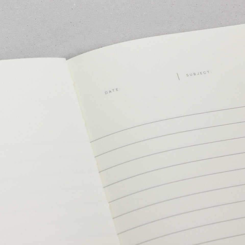Notizbuch groß grau Notem / Uma Notebook L