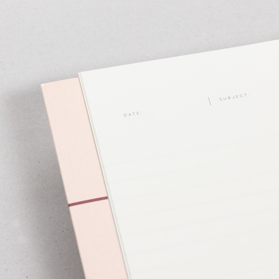 Notizbuch groß rosa Notem / Uma Notebook L