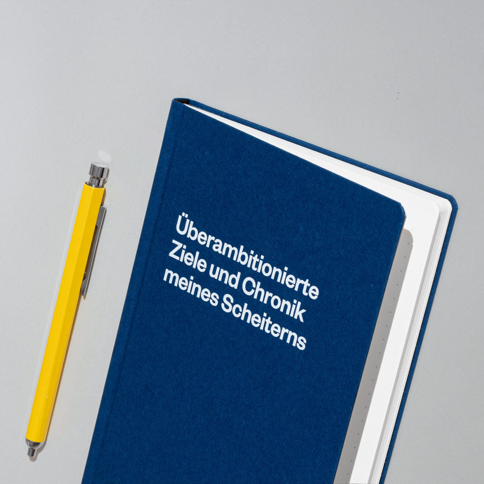 Oh No Notes Notizbuch dunkelblau / Chronik meines Scheiterns