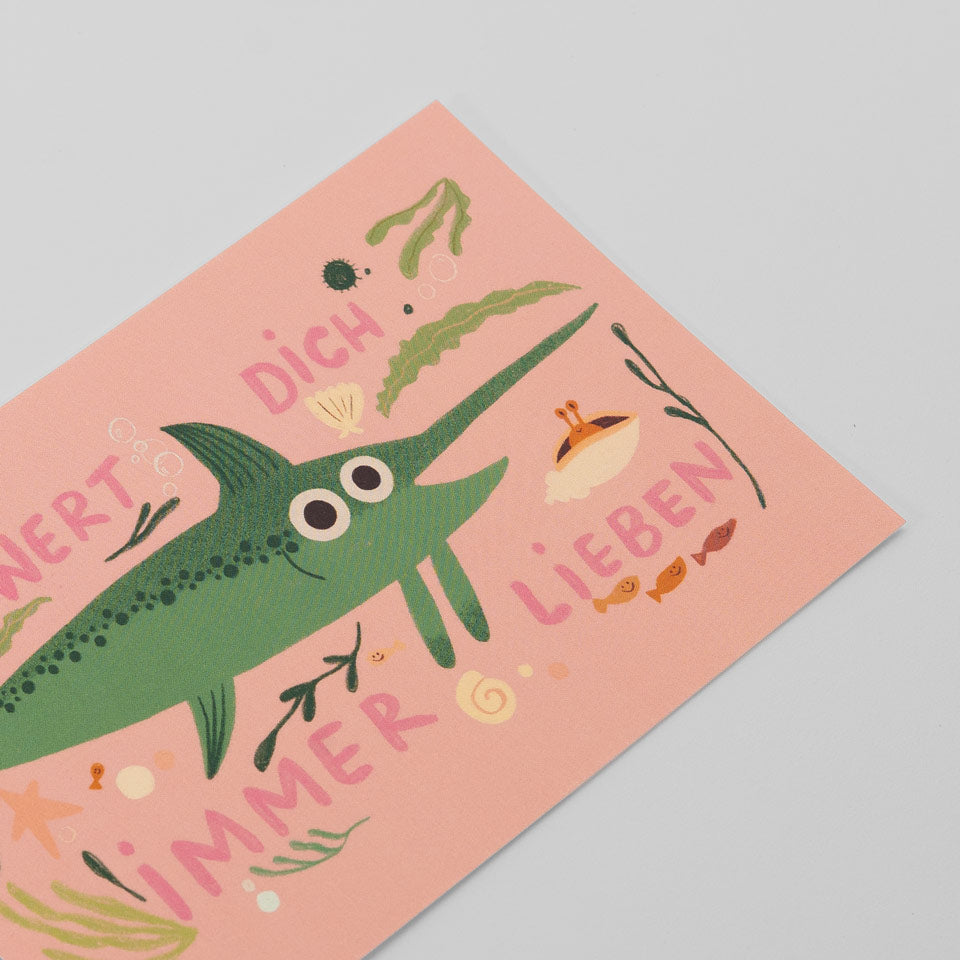 Postkarte Schwert Dich Immer Lieben