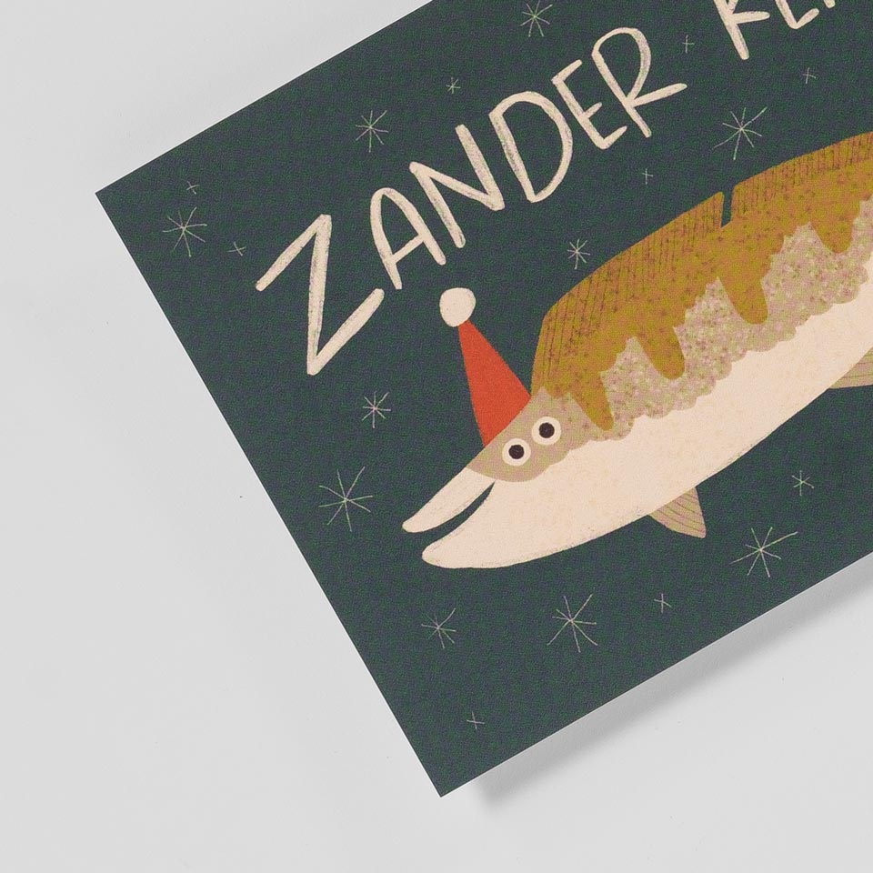 Weihnachtspostkarte Zander Klaus