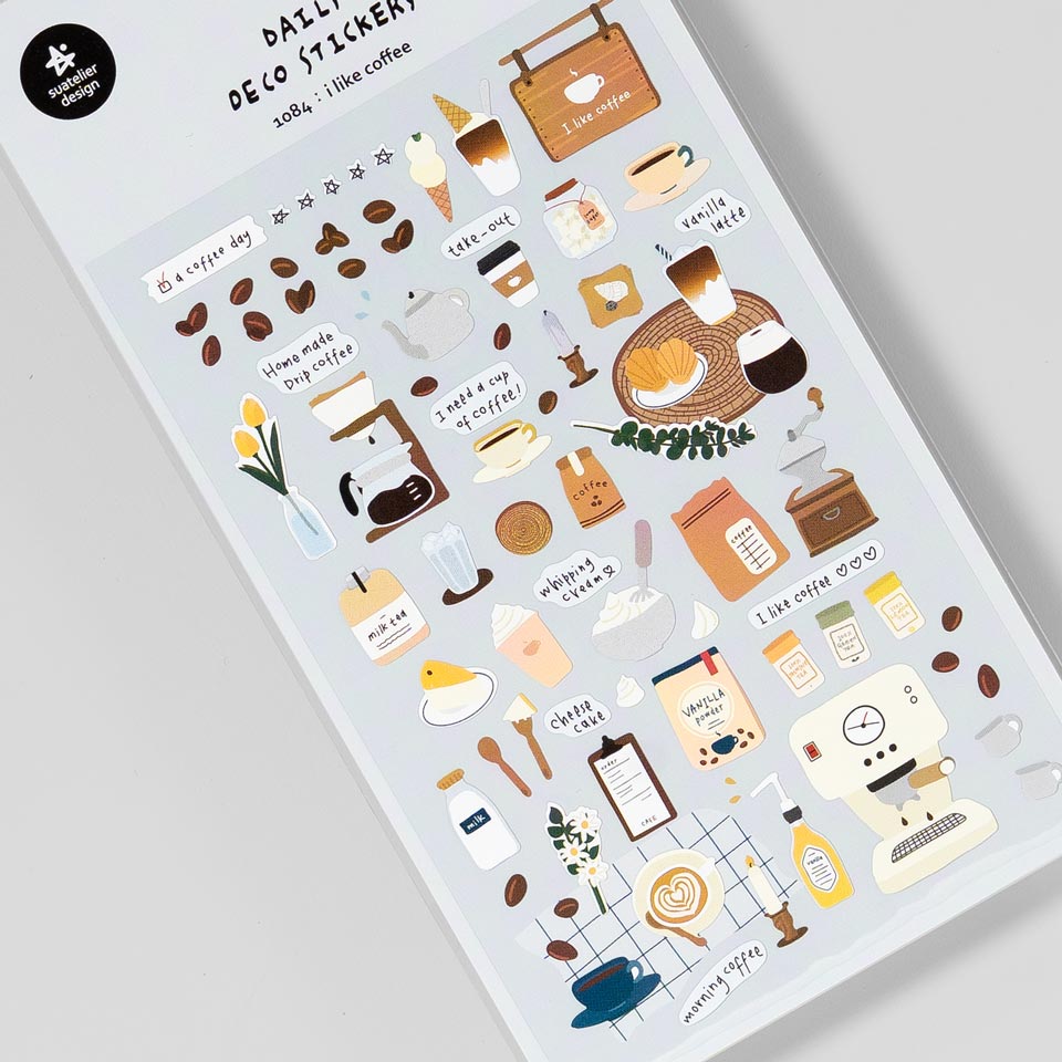 Miniaufkleber 1084 I like Coffee