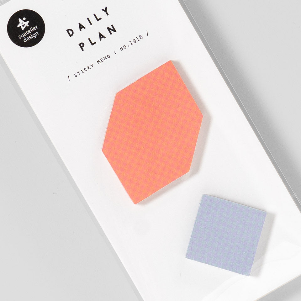 Daily Plan Sticky Memo geometrisch 1916