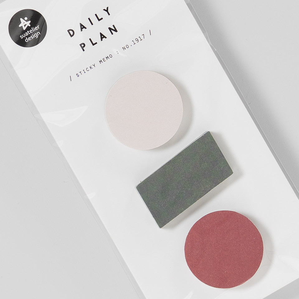 Daily Plan Sticky Memo 1917 Geometrisch