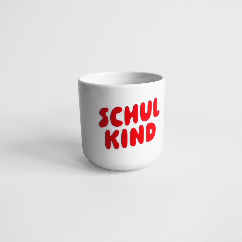 Becher Schulkind rot
