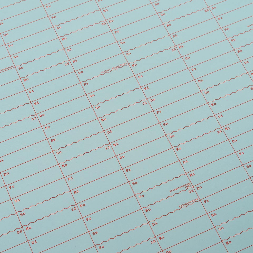 Eisenhauer Wandkalender 2026 – Doppelseitig hellbau