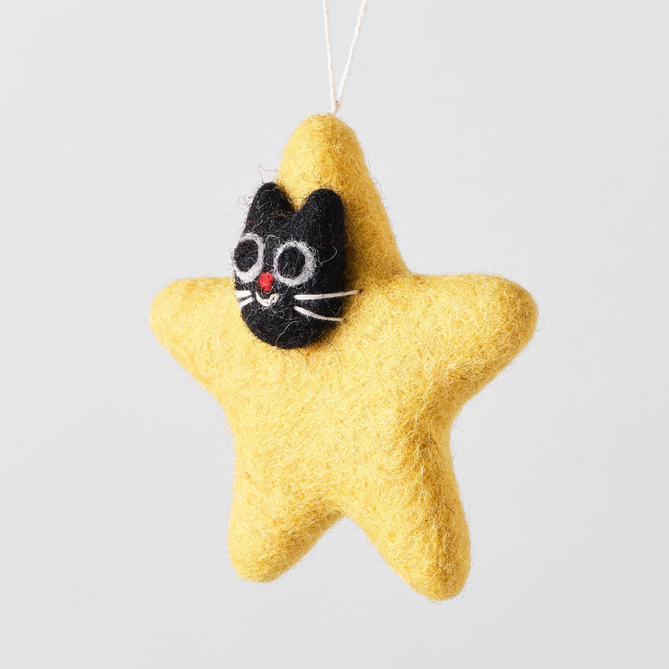 Filzanhänger – Katze Stella