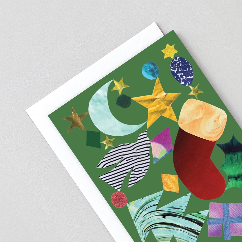 Weihnachtskarte Abstrakt