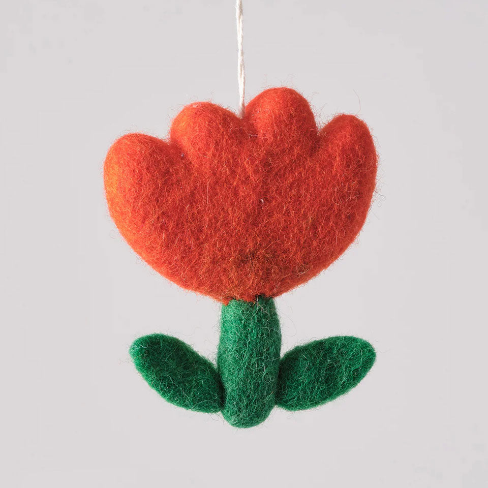 Filzanhänger – Blume