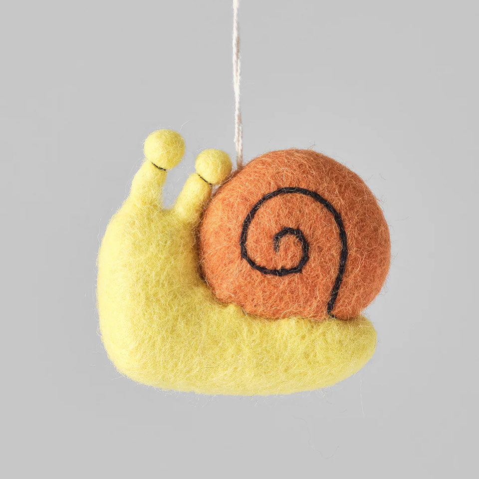 Filzanhänger – Schnecke