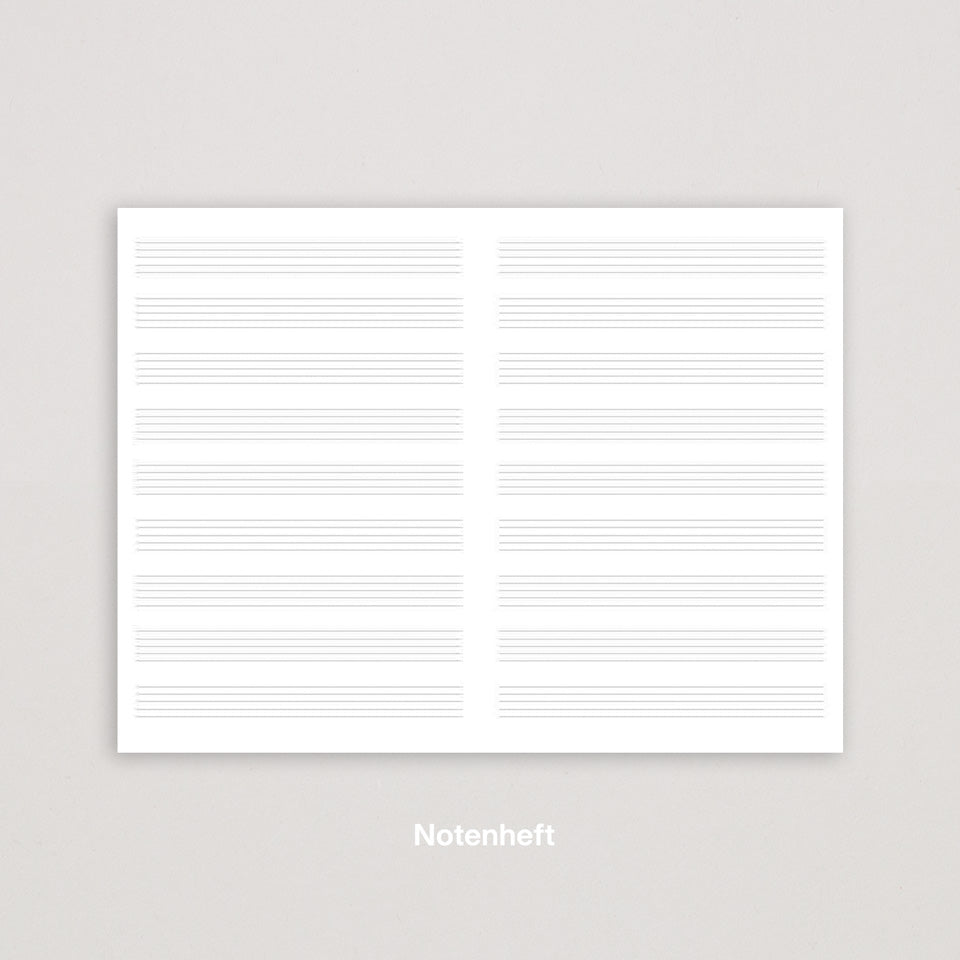 A5 Notizbucheinlagen X17